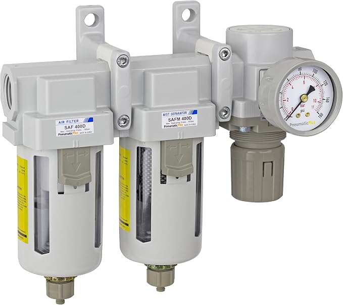 PneumaticPlus SAU430-N06G Three Stage Air Drying System Particulate Air Filter by PneumaticPlus