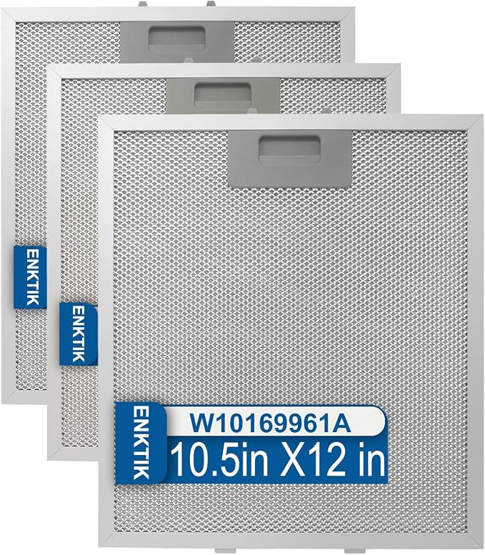 12" X 10.5" W10169961A Range Hood Filter Replacement by ENKTIK Fit by ENKTIK