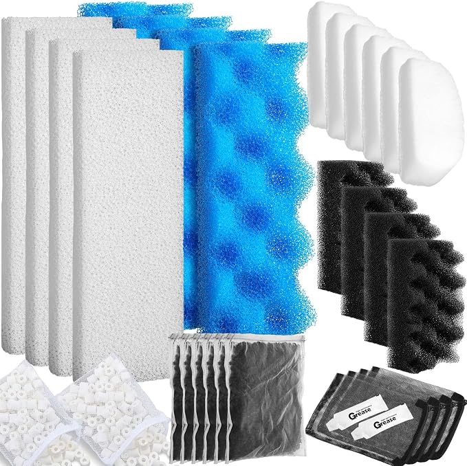32 Pcs Aquarium Media Kit Compatible by Threlaco