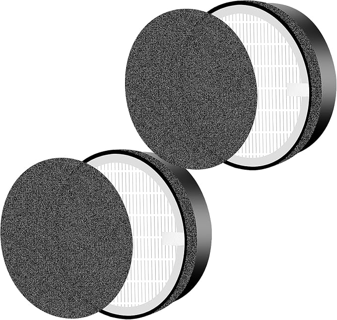2 Pack Air Purifier Filters Replacement by LAUKOWIND