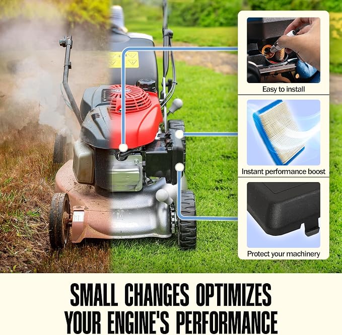 Compatible with Honda Lawn Mower Air Filter GCV160 GVC 190 Air Filter - Image 2