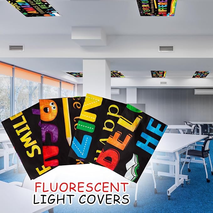 ROCEEI Pack of 4 Fluorescent Light Covers - Image 7