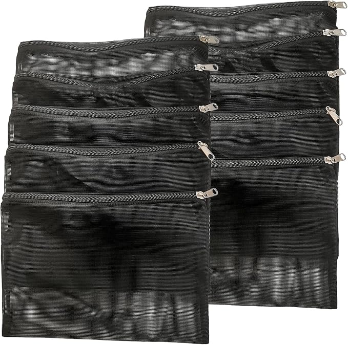 10 Pcs 10" x 7" Aquarium Filter Media Bags, Fish Tank Media Mesh Filter Bags by CoverGeny