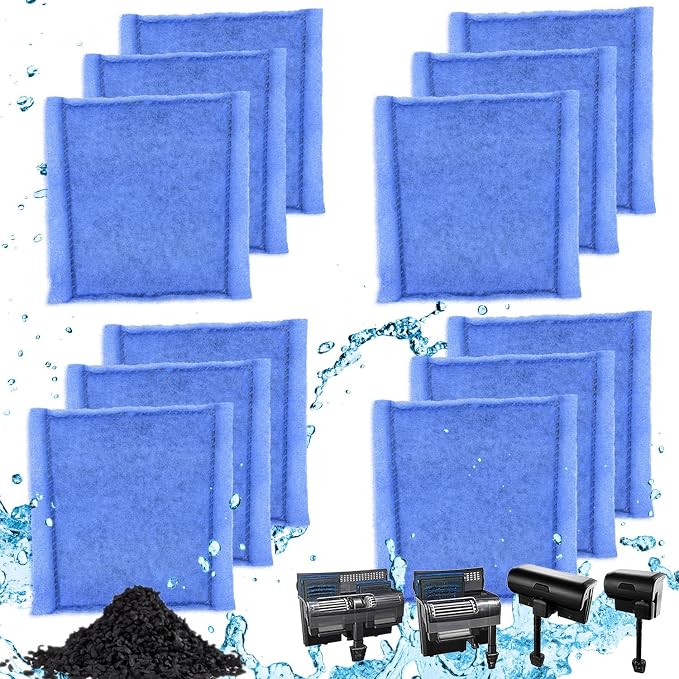 12 PCS Aquarium Filter Cartridge Filters, Rite-Size C Fish Tank Filter Cartridge by Unknown