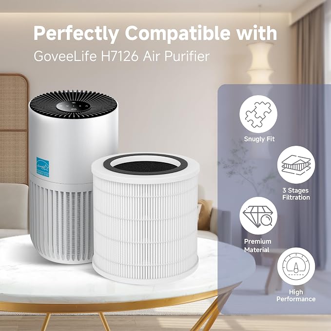 2 Packs H7126 Replacement Filter Compatible - Image 2