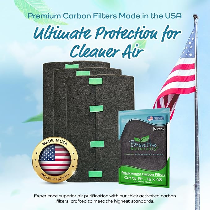 Breathe Naturally Universal Cut To Fit Carbon Activated Air Filter - Image 2
