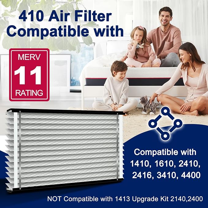 2-Pack 410 Air Filter Replacement Compatible - Image 3
