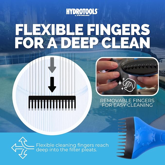SWIMLINE HYDROTOOLS Cartridge Filter Cleaner Tool | 10-Nozzle Jet Spray Head | - Image 4