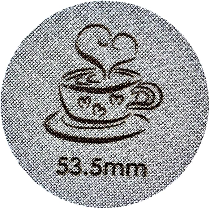 Espresso Puck Screen for 54mm Portafilter Basket, 1.7mm Thickness Made by Unknown
