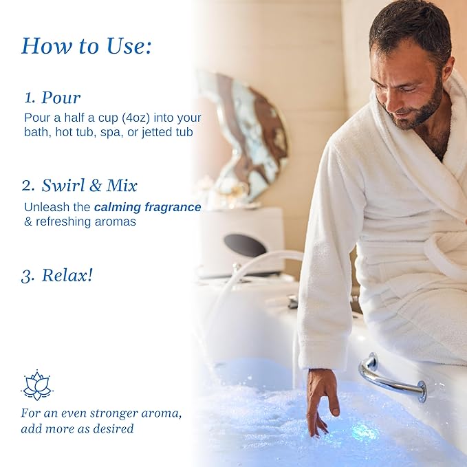Relax Spa & Bath, Epsom & Dead Sea Salts, Aromatherapy Bath Salts for Hot Tub, Bath, or Spa, Infused with Magnesium, Sports Therapy