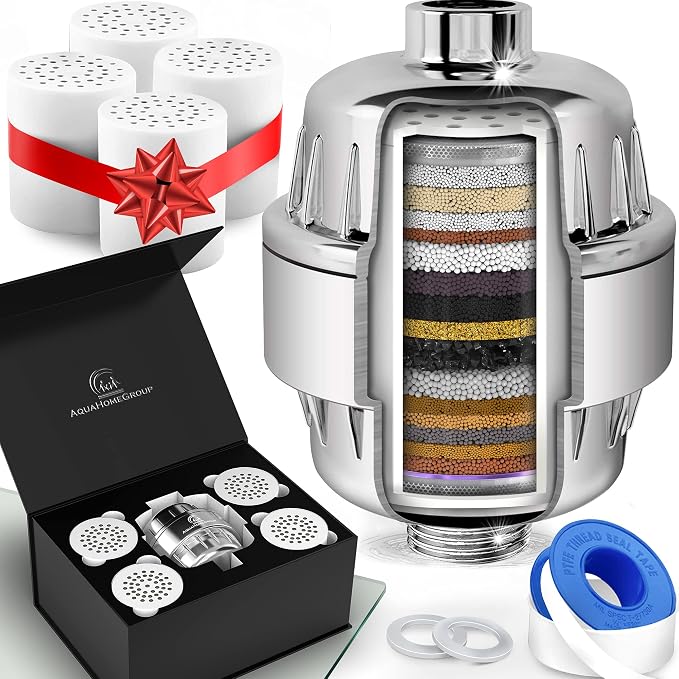 AquaHomeGroup Shower Head Filter by Aquahomegroup
