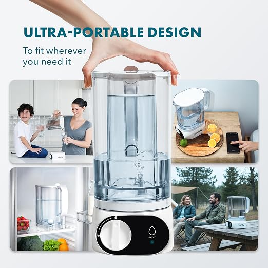 Compact 50oz Countertop Electric Water Filter Pitcher – Removes 99% of Lead - Image 9