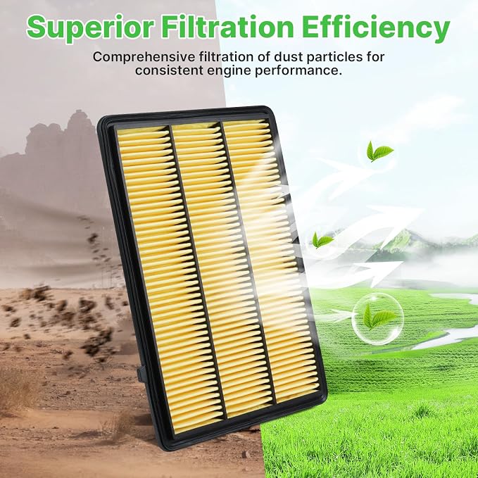 2PCS Engine Air Filter Fit for Infiniti QX50 2019-2025, QX55 2022 2023 2024 - Image 6