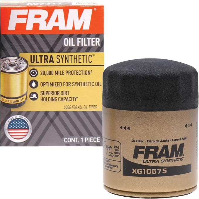 FRAM Ultra Synthetic Automotive Replacement Oil Filter, Designed by FRAM