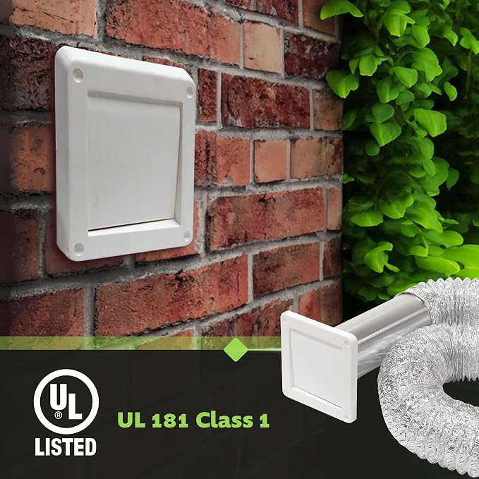 Homewerks HW481-UL181 Wall Vent Duct Kit - Image 5