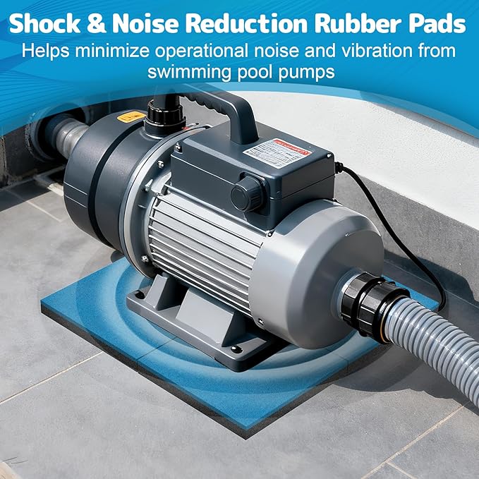 Air Jade Pool Pump Vibration Pads, Hot Tub Motors, Heavy Duty Odorless Rubber - Image 3