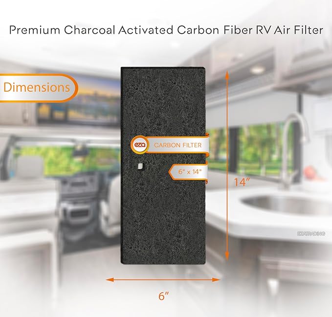RV Premium Charcoal Activated Carbon Fiber Air Conditioner Filter - Image 4