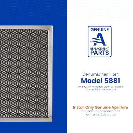 AprilAire 5881 Washable MERV 8 Dehumidifier Filter - Image 2