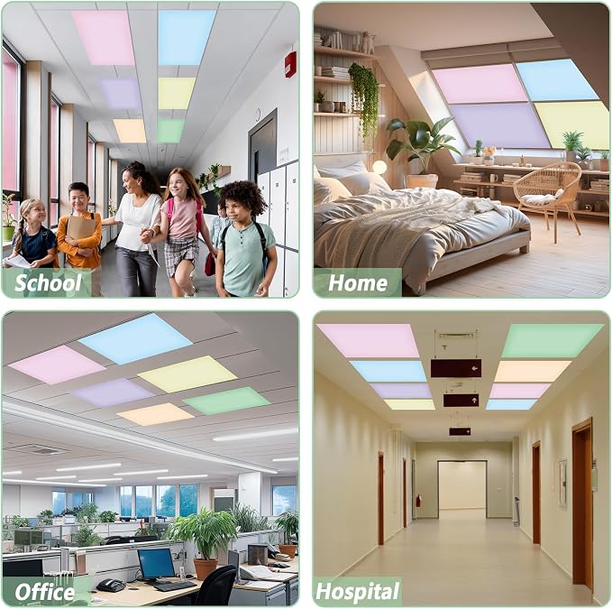 QOUBAI 6 Pcs Fluorescent Light Covers - Image 6