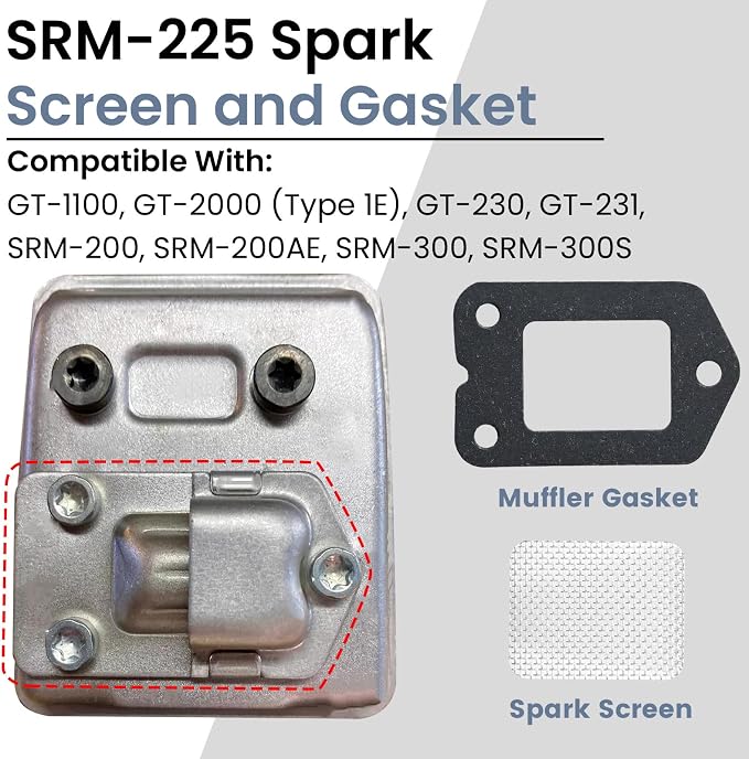SRM-225 Spark Screen and Gasket Fit - Image 3