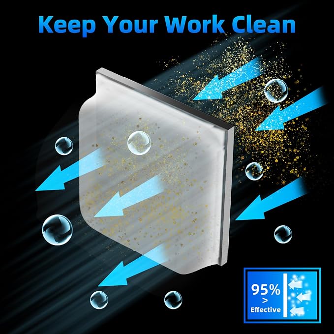 FoxAlien Dust Filter Bag for 800W Desktop Dust Collector HFS-800, Disposable - Image 2