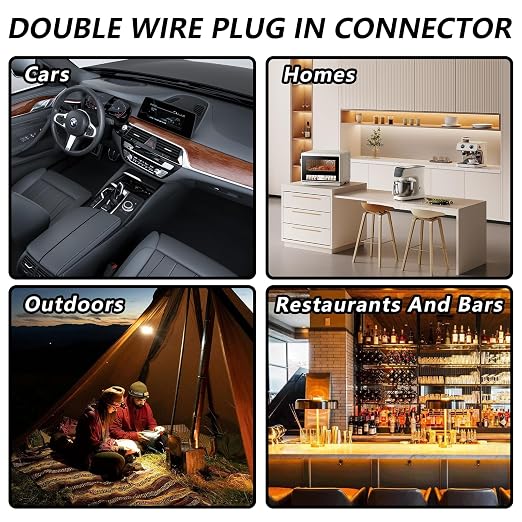 30PCS Double Wire Plug in Connector, Pluggable Low Voltage Wire Connector - Image 7
