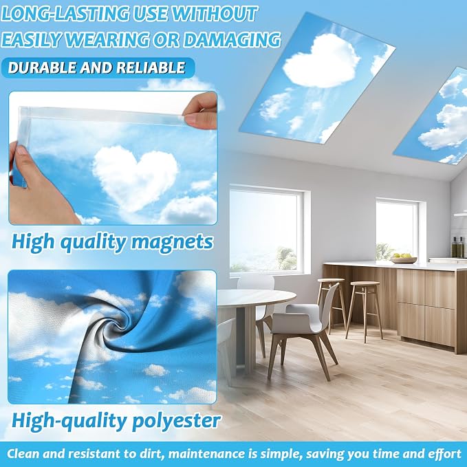 8 Pcs Fluorescent Light Covers - Image 3