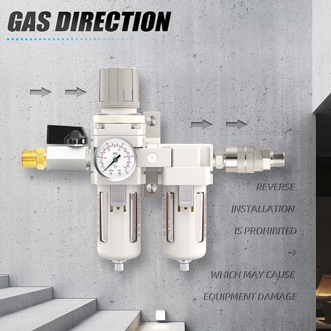 3/8" NPT Air Drying System, Double Air Filters - Image 3