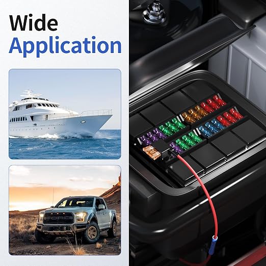 RVBOATPAT 36PCS Fuse Tap 12V 4 Types Add a Fuse Kit - Image 6