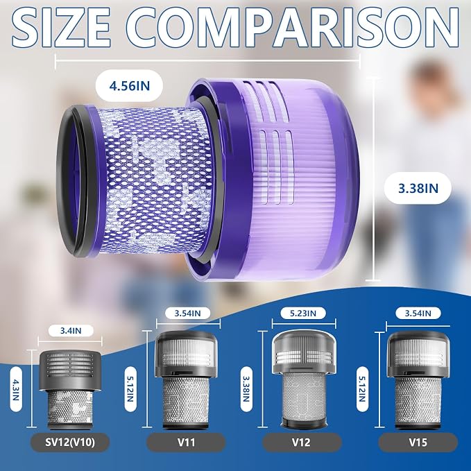 3 Packs V9 Filter Replacement Compatible - Image 2