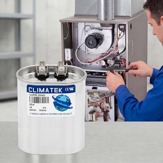 ClimaTek 25 MFD 370/440 Volt VAC Run Oval Capacitor CAP99-2504O - Image 4