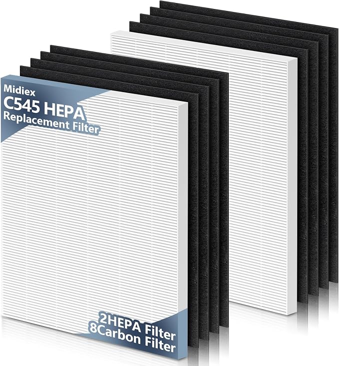 C545 HEPA Replacement Filter S for Winix C545 Air Purifier, Replace Part by MidiexHEPAFilters