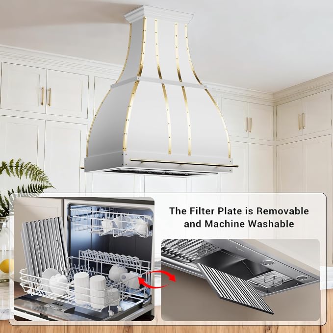 CHETTO C Stainless Steel Range Hood Cover - Image 4