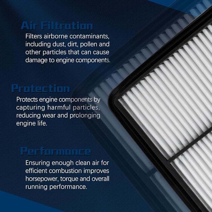 CA11858 Engine Air Filter for Nissan 2014-2020 Rogue（2.0L 2.5L）, 2017-2022 - Image 5