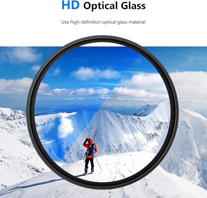 NEEWER 58mm MRC UV Protection Filter 30 Layers Nano Multi-Resistant Coatings/HD - Image 5