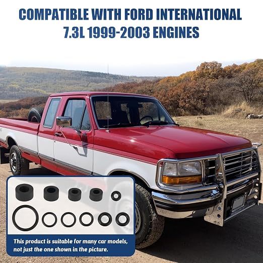 Fuel Bowl Seal Kit Fuel Filter Bowl Drain Valve Housing O Ring Seal Kit - Image 2