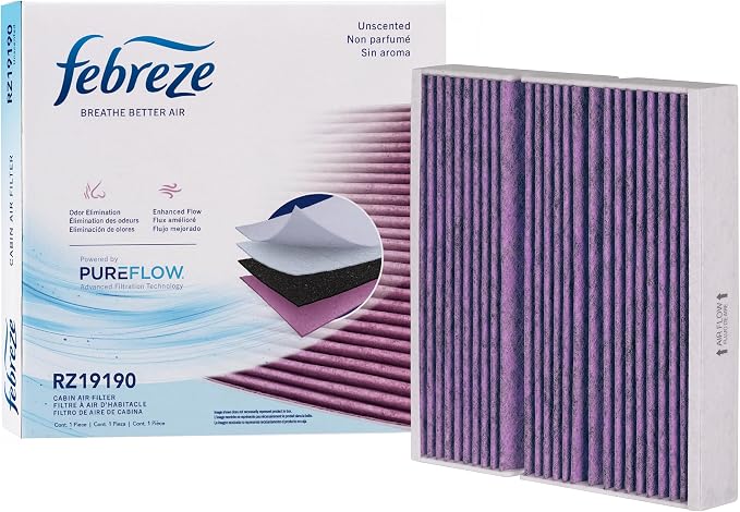 Febreze Odor Control Cabin Air Filter by PUREFLOW RZ19190 Fits 2020-2026 by Febreze