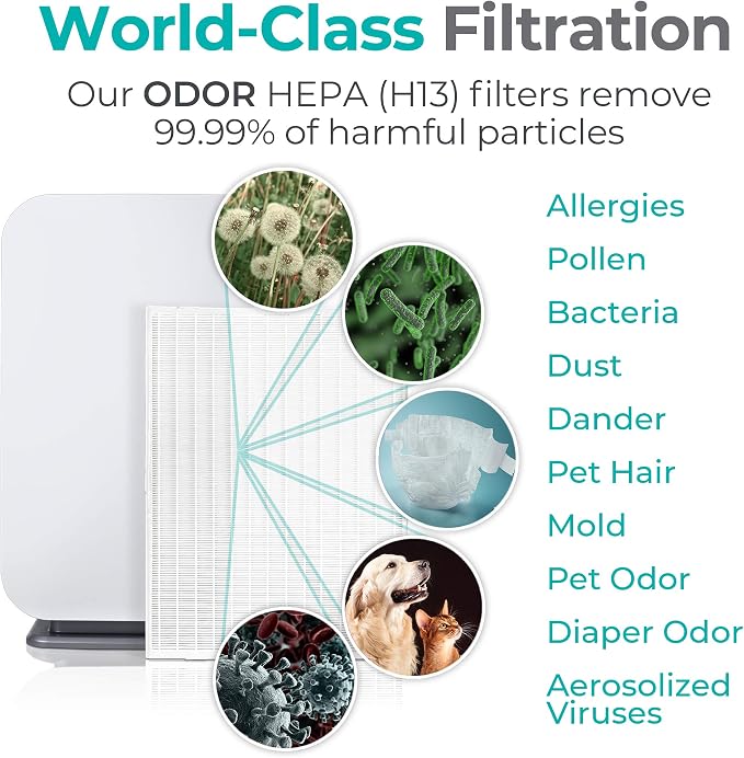 Alen Air Filter B7-Odor Replacement True HEPA Filter - Image 8