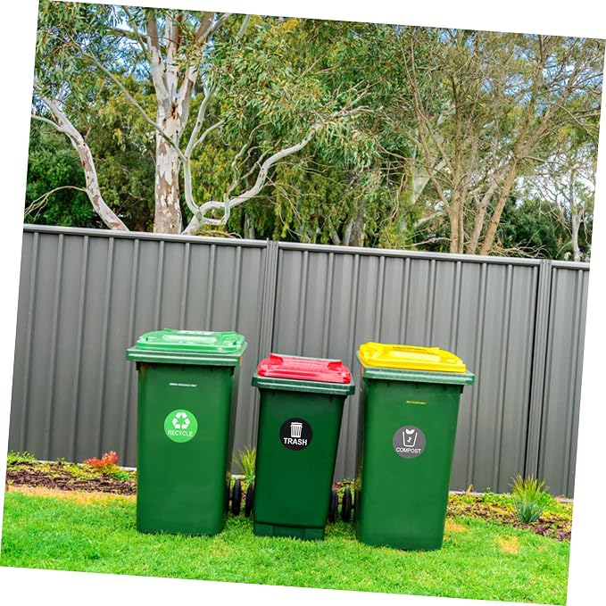 9pcs Trash Can Stickers for Waste Sorting Self-Adhesive Garbage Classification - Image 9