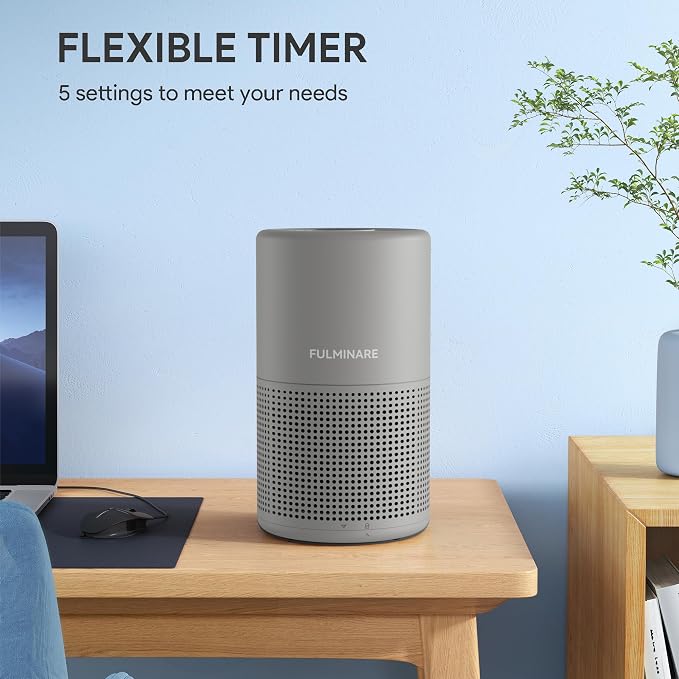 FULMINARE Air Purifiers for Home H13 True HEPA Air Filter Quiet Air Cleaner - Image 4
