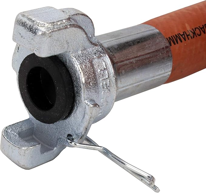 Milton Industries 1638 Industrial Jackhammer Rubber Air Hose 50’ Length x 3/4" - Image 2