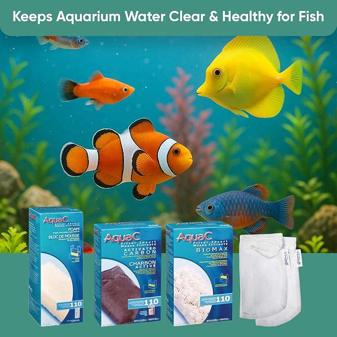 AquaClear 110 HOB Maintenance & Replacement Filter Media Kit, Including Gokul - Image 7