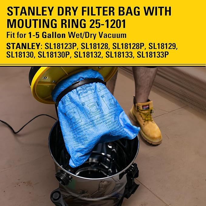 STANLEY - 251201 Stanley 25-1201 Blue Cloth, Reusable Filter - Image 3