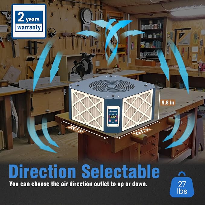 360° Woodshop Air Filtration System Woodworking - Image 6