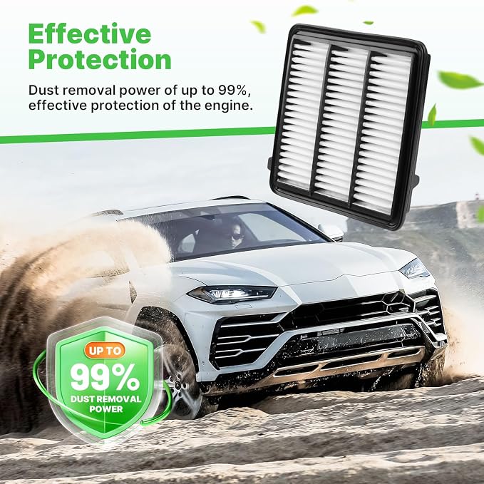 Engine+Cabin Air Filters Fit for 2021-2026 Hyundai Elantra L4 1.6L, 2021-2026 - Image 3