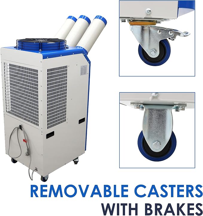 Portable Air Conditioner 22, 178 BTU Industrial Spot Cooler Air Conditioner - Image 7