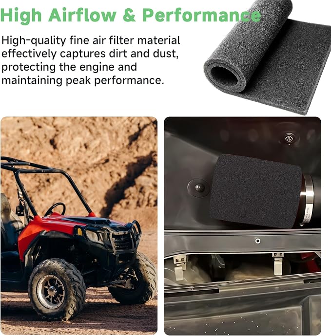 Washable Foam Filter Material for Uni Filter BF-1 BF1, 65-PPI Motorcycle Foam - Image 4