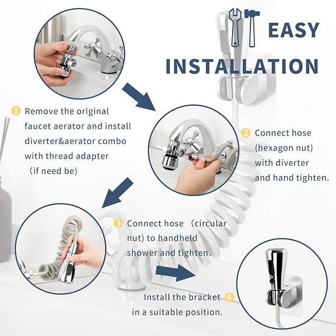 CECEFIN Kitchen Sink Sprayer Hose Attachment - Image 6