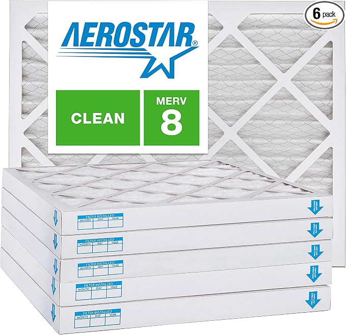 Aerostar 18x25x2 MERV 8-6 Count by AirFiltersDelivered