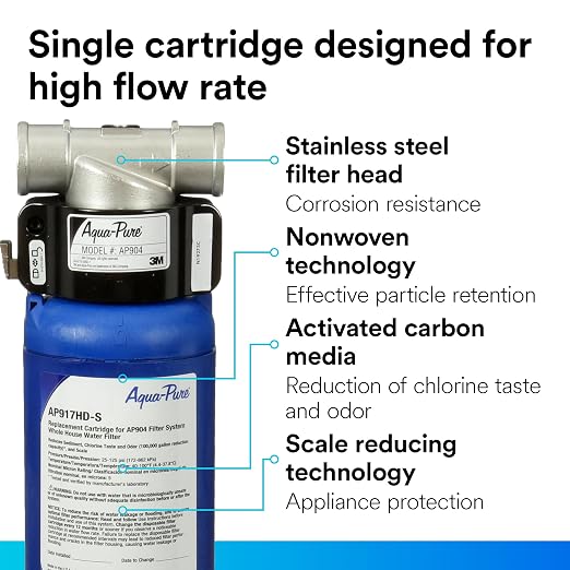 3M Aqua-Pure AP917HD-S Genuine Whole House Sanitary Quick Change Replacement - Image 4